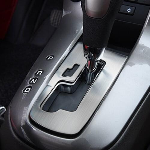 Alijunda For Chevrolet Cruze Automatic stickers stainless steel Interior decoration gear sticker center control panel sticker