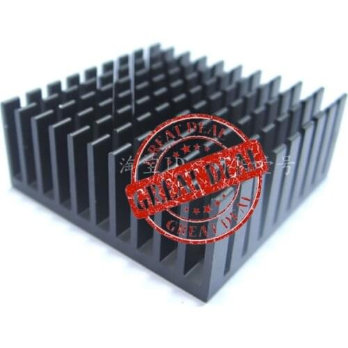 Free Ship brand new 100pcs high quality aluminum heatsink 35*35*14MM CPU Heatsink cpu Super thermal radiator black
