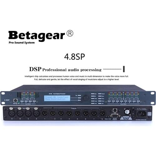 Betagear 4.8SP Pro-Tea Audio Processor Loudspeaker Processador De audio Professional Audio Processeur Audio Speaker Management