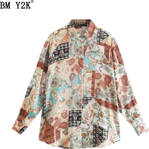 Блузки с принтом BM Y2K China At AliExpress