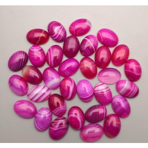 Fashion Natural Stone Rose stripes Onyx 13x18MM cabochon Bead for jewelry making Ring accessories 24pcs Free shipping no hole