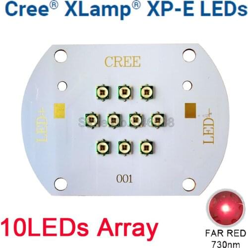 CREE XLamp XPE XP-E 30W Far Red 730nm Plant Grow LED Light Diode Emitter Light 10LED Multi-Chip Array for Indoor Garden Plant