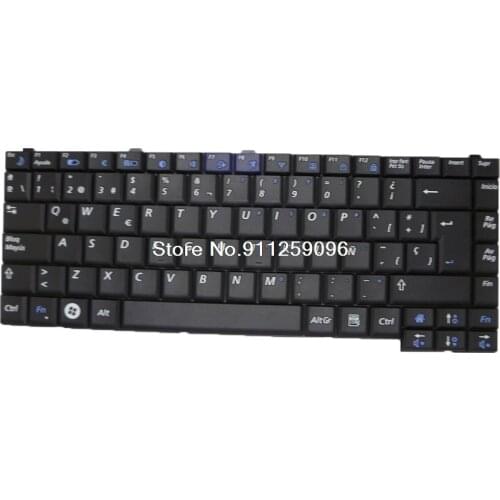 Laptop Keyboard For Samsung Q310 Q308 Spain SP V072260CK1 BA59-02255J Black New