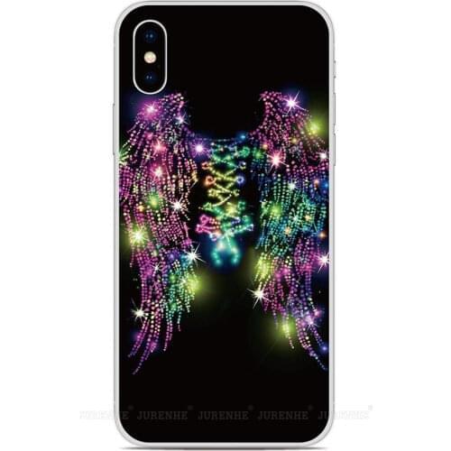 Angel Wings Phone Case For Realme X50 5 6 Find X2 Pro OPPO A92S AX5S A91 F15 A52 A72 AX7 A5S A31 A8 A9 A5 2020 Reno 3 Cover