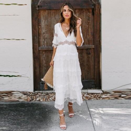 Womens Lace Dresses Ossizoue China