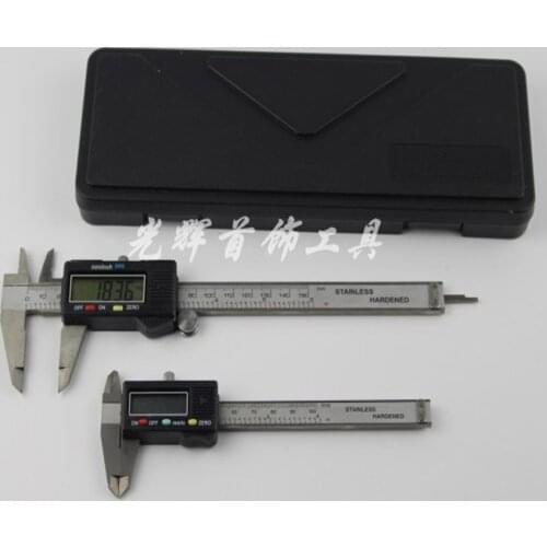 Steel Electrical Digital Slide Caliper 150mm 100mm Ruler