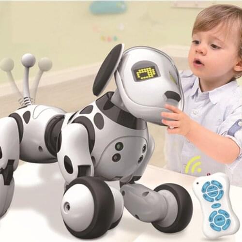 2021 New Remote Control Smart Robot Dog Programable 2.4G Wireless Kids Toy Intelligent Talking Robot Dog Electronic Pet kid Gift