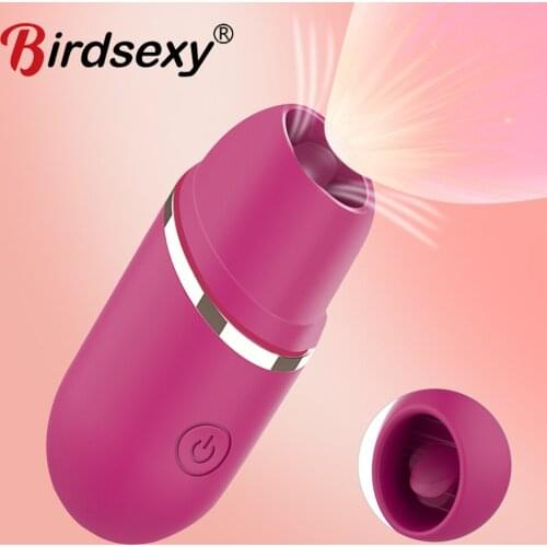 Oral Sucking Vibrator 9 Speeds Licking Vibrating Rose Sex Toys for Women Tongue Nipple Clitoral Stimulator Female Masturbation