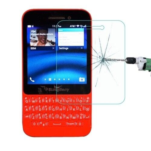 2.5D Tempered Glass Original 9H Explosion-proof Protective Film Screen Protector for BlackBerry Q5