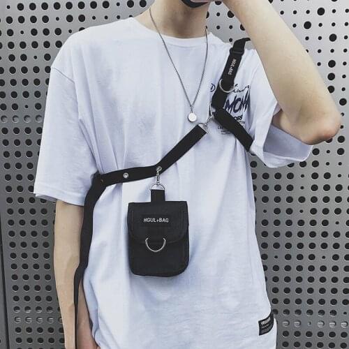 Women Belts Decorative Mens Belts Adjustable Punk Belt with Mini Bag Fashion Male Female Waistband Multifunctional Belt 2020