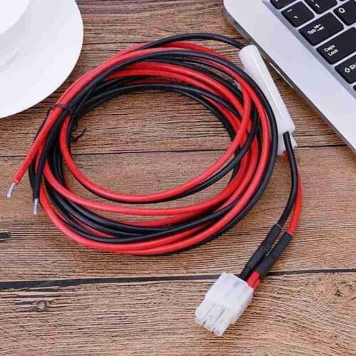 1m 30A Fuse Short Wave Power Cord High Temperature Resistan Supply Cable for Yaesu FT-857D FT-897D IC-725A IC-78 IC-706