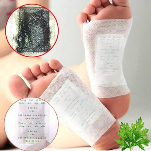 10/20Pcs Body Detox Foot Patch Feet Care Pads Body Cleansing Foot Patches With Adhesive Cleansing Improve Sleep Slim Foot Patch
