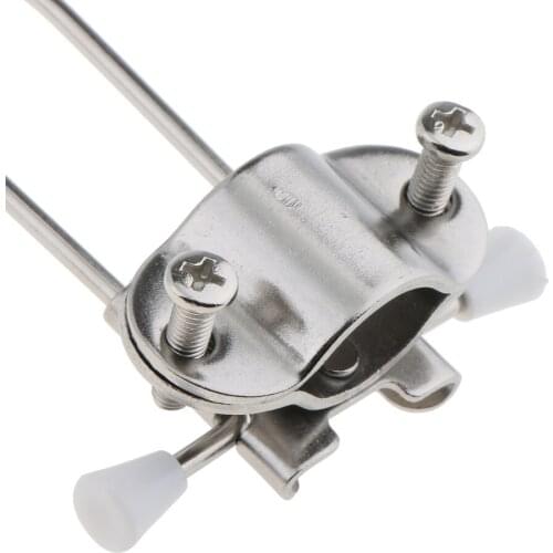 2pcs Stainless Steel Cane Ice Tip Attachment Adjustable Walking Stick Crutches Ice Grip