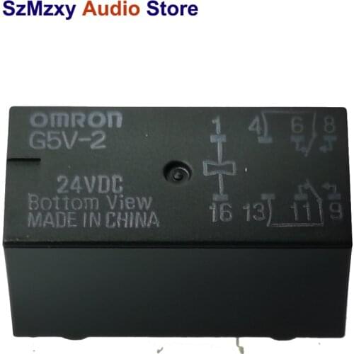 50PCS G5V-2 5VDC 12VDC 24VDC G5V-2 G5V-2-H1 5V 12V 24V Brand New And original relay