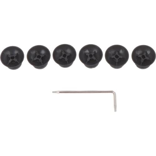 6pcs 3d Analog Joystick Stick For XBox One X Elite S Slim Controller Analogue Thumbsticks Caps Mushroom With Screwdriver Tool