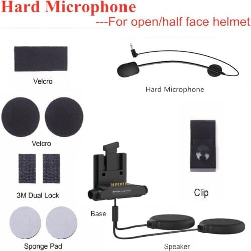 Audio & Mic Kit for MORNYSTAR M3 M6 Helmet Headset Base Microphone Accessories