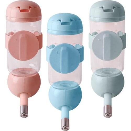 Pet Water Dispenser Automatic Water Feeder Puppy Water Cup Pet Drinking Bottle Small Dog Water Bottle Hanging No Drip