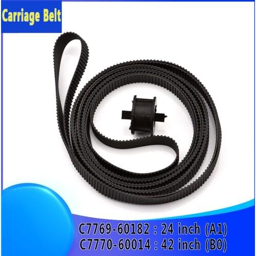 C7770-60014 Carriage Belt 42" B0 Size with Pulley C7769-60182 Carriage Belt with Pulley 24'' A1 for HP DesignJet 500 510 800PS