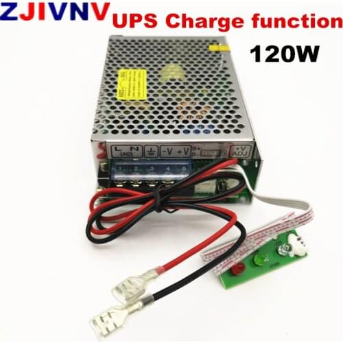 Switching power supply 120w 12v 10A with UPS/ Charge function ac 110/220v to dc 12v, 24VDC Battery Charger 13.8V SC-120-12/ 24