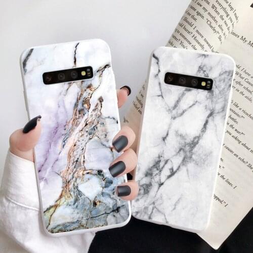 For Samsung Galaxy A31 A21 A71 A51 A41 A11 A01 A90 A50 A70 A30 A40 A10 A10e A20e A6 Plus 2018 M31 M30 S M11 Marble Silicone Case