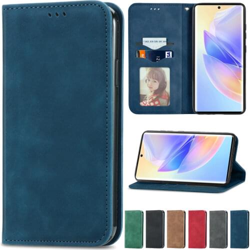 Honor 10 Lite 20 Nova 8 SE Pro Leather Flip Case For Huawei P20 P30 P40 Pro Lite P Smart Z Plus 2019 2020 2021 Stand Cover Bags