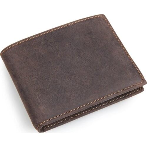 Mens Wallet Leather Solid Slim Wallets Men Pu Leather Bifold Short Credit Card Holders Coin Purses Business Purse Male