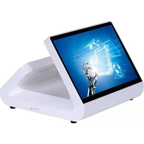 Pos terminal 12inch flat touch screen all in one machine for bar store