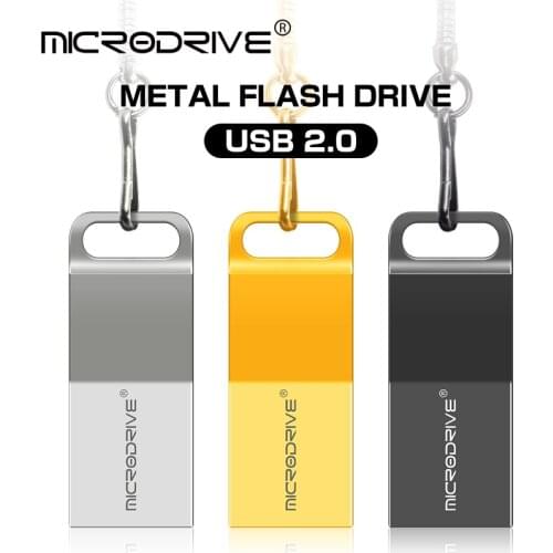 High Quality Brand New Silver Metal pendrive USB Flash drive 64GB 32GB 16GB 8GB 4GB 3 colors usb disk pen memory sticks usb key