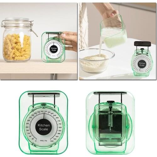 Restaurant Cooking With Easy Reading Spring Scale Portable O2R5 Weighing Mechanical 1kg Kitchen Dial Scale Home Vegetable Tool