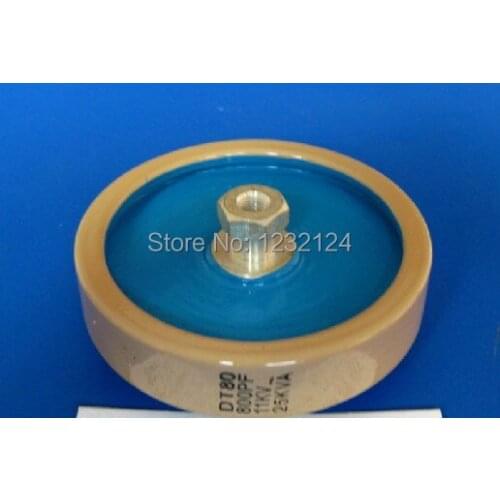 High Frequency voltage ceramic disc capacitor DT80 800p 800PF 11KV 25KVA
