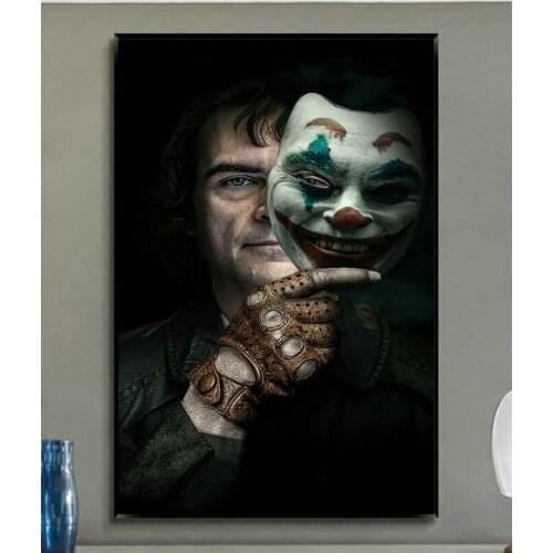 W289 Movie Joker 2019 Robert De Niro Zazie Beetz Joaqui Trend Beautiful Fashion Silk Fabric Wall Poster Art Decor Sticker Bright