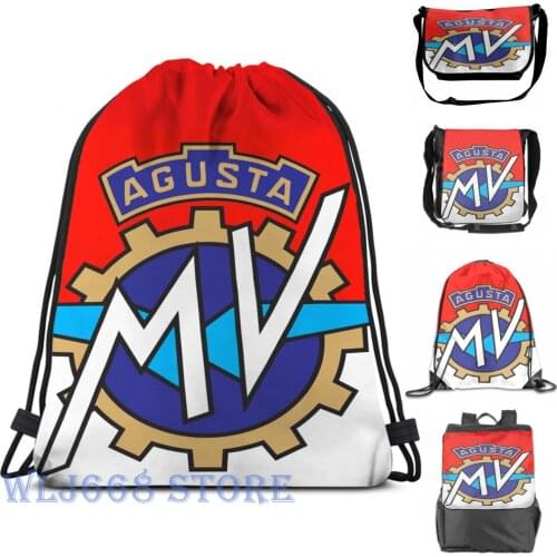 Funny graphic print shoulder Bags women MV AGUSTA Single shoulder backpack travel for men Gym Bag