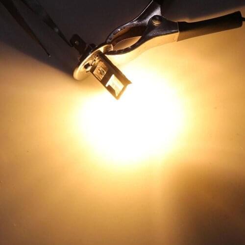 1 PCS Yellow H1 12V 55W Halogen Bulb 12V 55W 3000K Quartz Glass Xenon Car HeadLight Auto Lamp