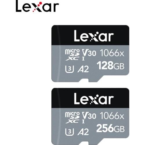 100% Original Lexar Memory Card 1066x 256GB Class 10 Read Speed Up To 160MB/S Micro SD Card 128GB 64GB U3 V30 Microsd TF Card