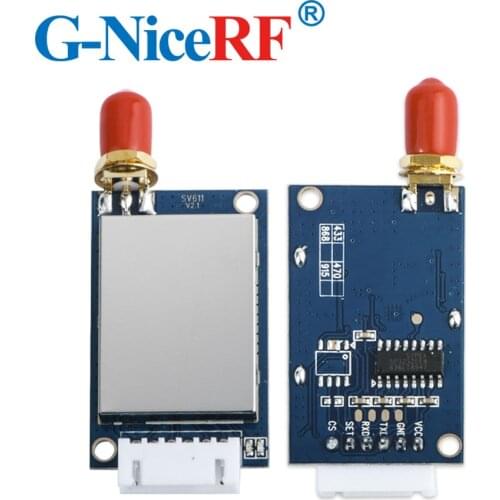 2pcs SV611 RF Module with 2pcs Antenna Use for Remote Control Security System Anti- interfence Wireless data transceiver