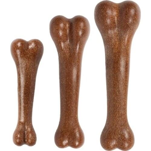 2021 Pet Molar Toy Beef Flavor Stick Bone Molar Fixed Teeth Wear Resistant and Bite Resistant Interactive Training Toy