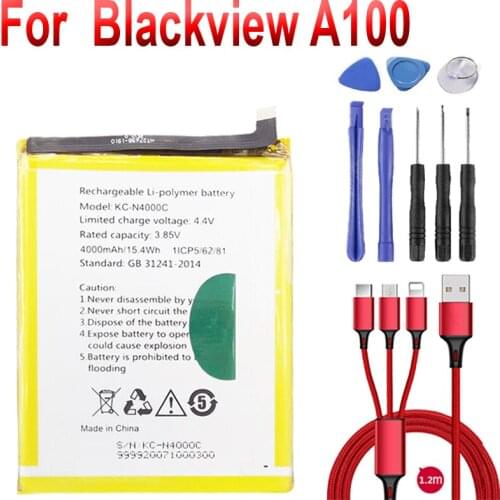 4000mAh KC-N4000C Battery for Oukitel C22 5.86 inch Smartphone