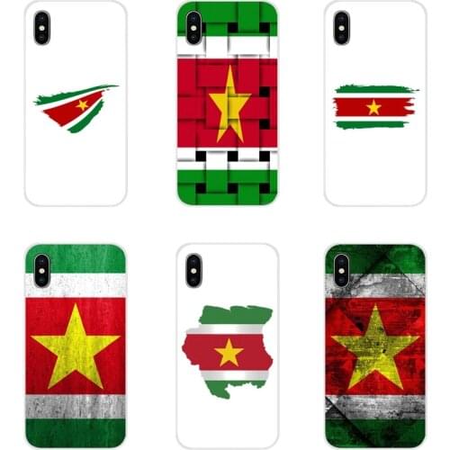 Suriname National flag Accessories Phone Shell Covers For Xiaomi Redmi 4A S2 Note 3 3S 4 4X 5 Plus 6 7 6A Pro Pocophone F1