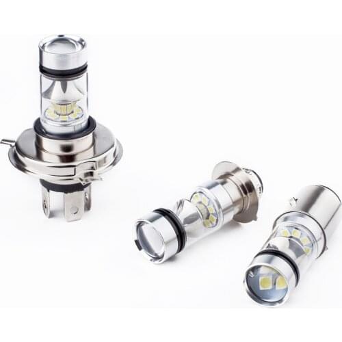 Automobile high power H4 bulb 100W 3030 HM6 ba20d motorcycle headlamp 20smd fog lamp LED car led light led motorcycle headlight