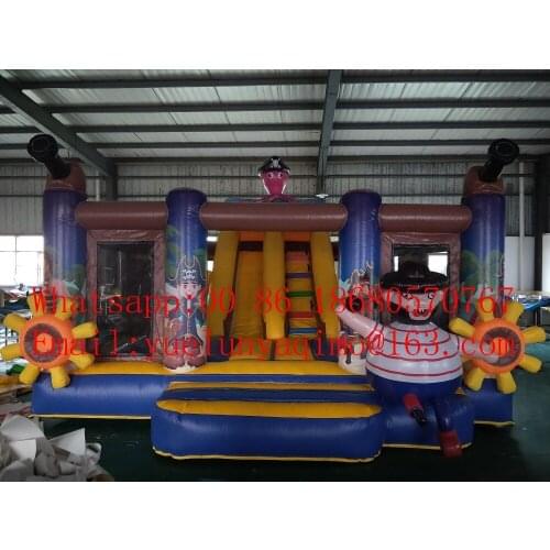 Factory direct inflatable slide inflatable castle trampoline pool slide inflatable pirate castle combination to be sold BYS52