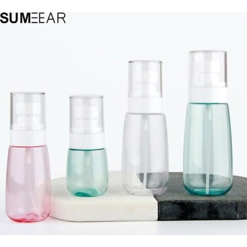 10Pieces/lot 30ml Plastic Sprayer Bottle Travel Perfume Bottle High Quality Fine Mist Spray Bottle 60ml 80ml 100ml