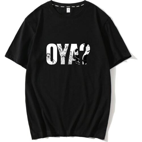 Oya Haikyu T-shirt Kuroo Anime Bokuto Manga Shoyo Volleybal Creatieve Tee Shirt Korte Mou Katoen Fashion Summer Men/women Casual