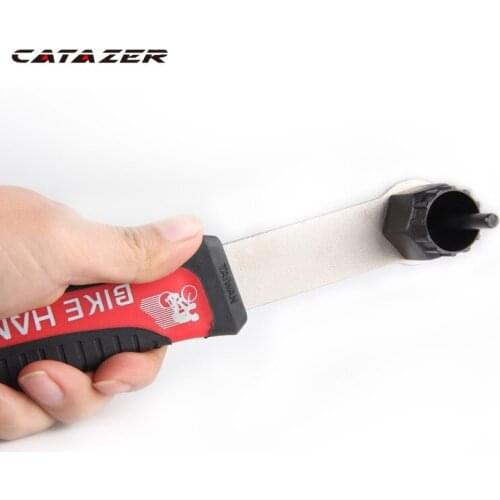Bicycle Cassette Tool Freewheel Removal Install Wrench Tool MTB Road Bicycle Flywheel Mount Spanner Bike Tools