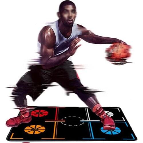 Free ship Basketball Training Mat Non-Slip Grip Power Foot Work Dribbling Ball Control Training System Mat Professional Equipme