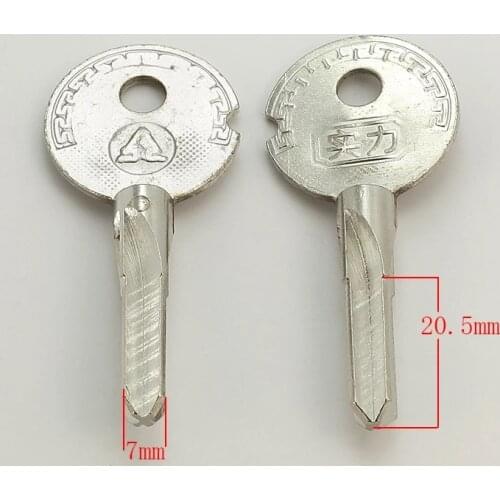 Cross 7.0mm Width Key Blank A188 20.5mm Length House Door Blank Keys For Locksmith[10pcs/lot]