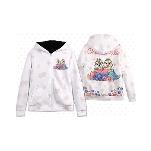Disney Chip Dale Fashion Anime Figures Cartoon Products Cosplay Accessories Customized Casual Hoodie Gifts Unisex
