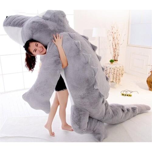 300cm Jumbo Giant Plush Crocodile case Toy Soft unStuffed Alligator Sofa Bed Great Gift Biggest all Over the World only case