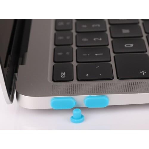 Silicone Anti-dust Plugs Protection Set for 2020 MacBook Air 13 inch A2337 A2179 A1932 Laptop Dust Plug Ports Case Cover