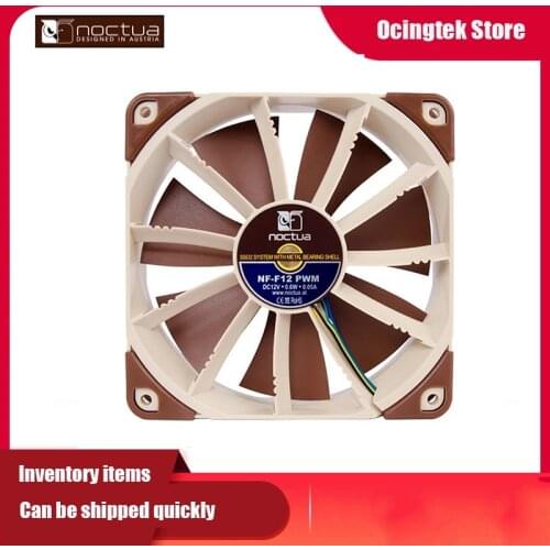 Noctua NF-S12A 12CM Silent Case fan 12V 3pin/4pin PWM SSO2 Bearing PC Case Cooling Fan Computer CPU Cooler Radiator Fan