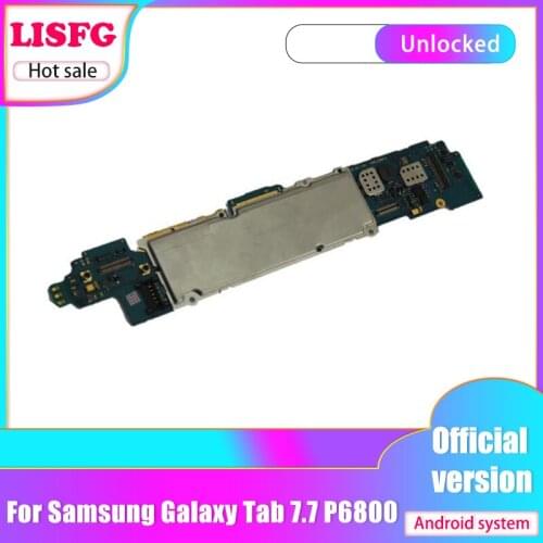 Full Working Used Original Board For Samsung Galaxy Tab 7.7 P6800 3G&WIFI Motherboard Logic Mother Board MB Plate